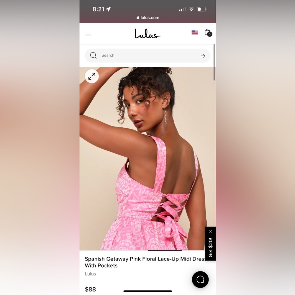 Pink Lulu’s Dress
